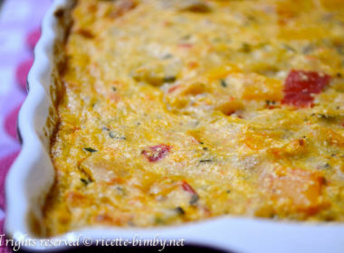 Flan alla ratatouille Bimby