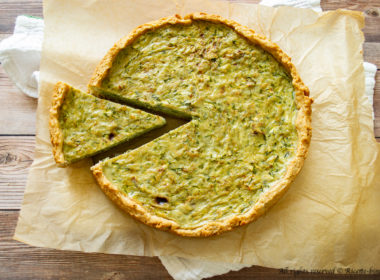 Torta salata zucchine e patate Bimby