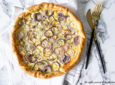 Torta salata zucchine e cipolle di Tropea Bimby
