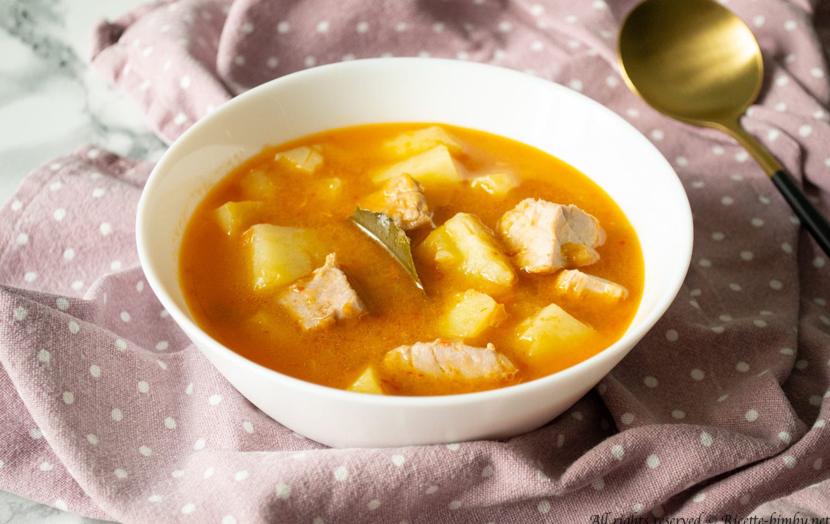 Zuppa di patate e tonno Bimby