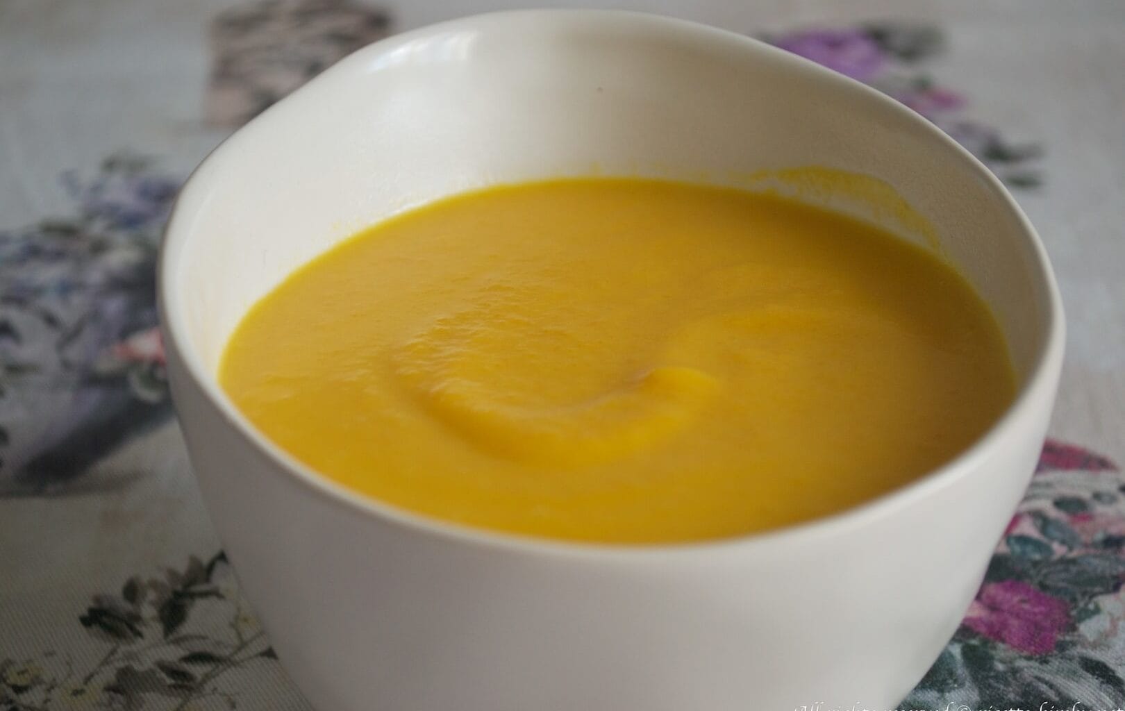 Vellutata di zucca e porri Bimby