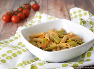 Pasta con taccole e pomodorini Bimby