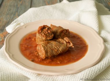 Involtini di vitello al pomodoro Bimby