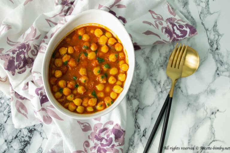Curry di ceci al pomodoro Bimby