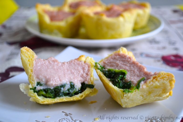 Sfoglie con mousse di prosciutto Bimby