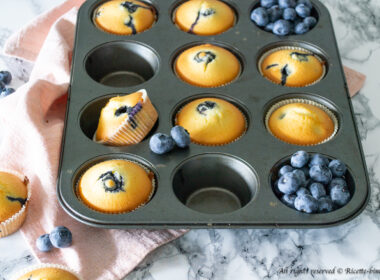 Muffin ai mirtilli senza glutine Bimby