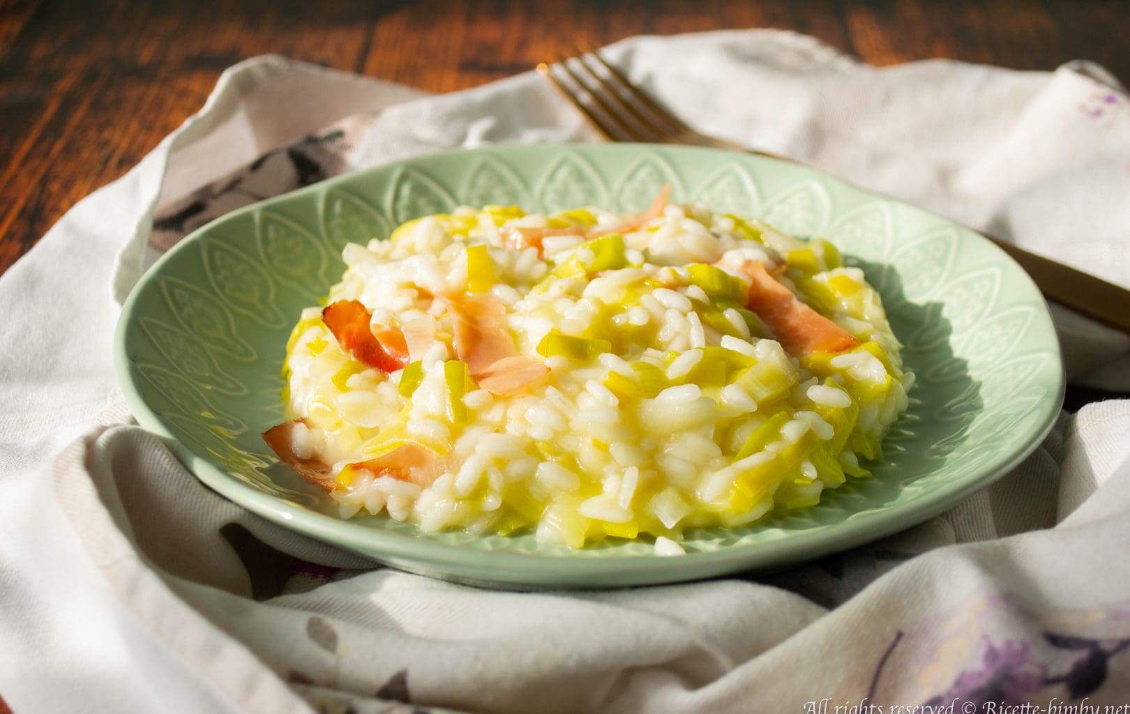 Risotto speck e porri Bimby