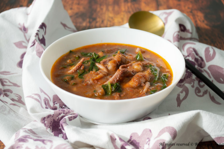 Zuppa di polpo, patate e ceci Bimby