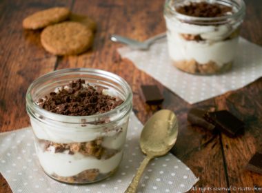 Bicchieri di ricotta e cioccolato Bimby