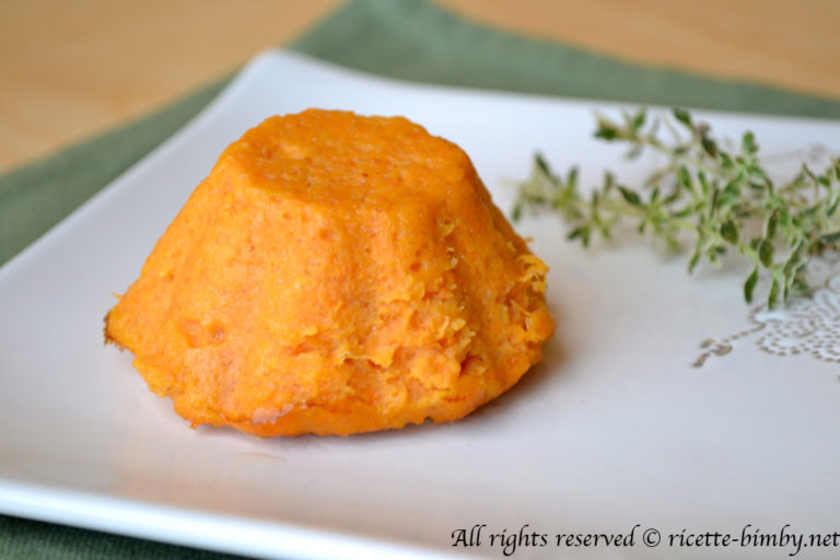 Sformatini di zucca Bimby