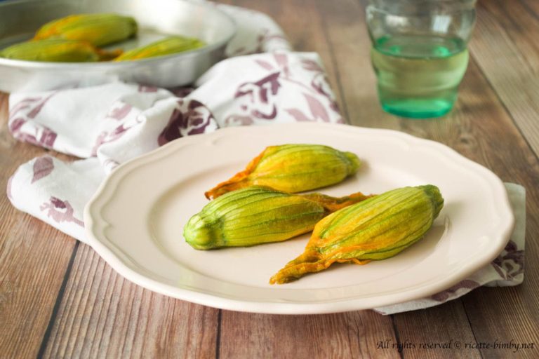 Fiori di zucca alla ligure Bimby