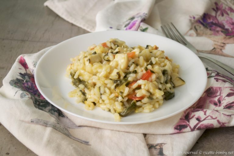 Risotto alle biete e capesante Bimby