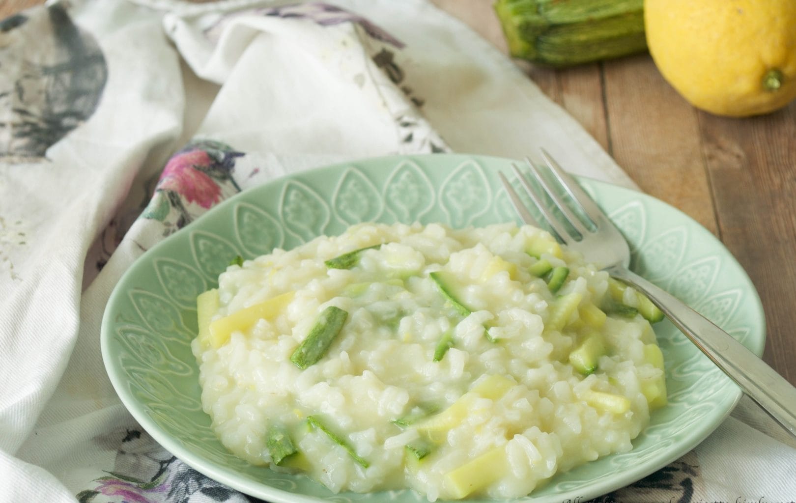 Risotto con zucchine al profumo di limone Bimby
