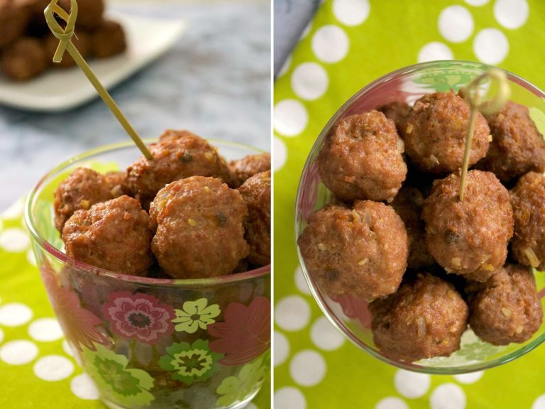 Polpette di manzo speziate Bimby