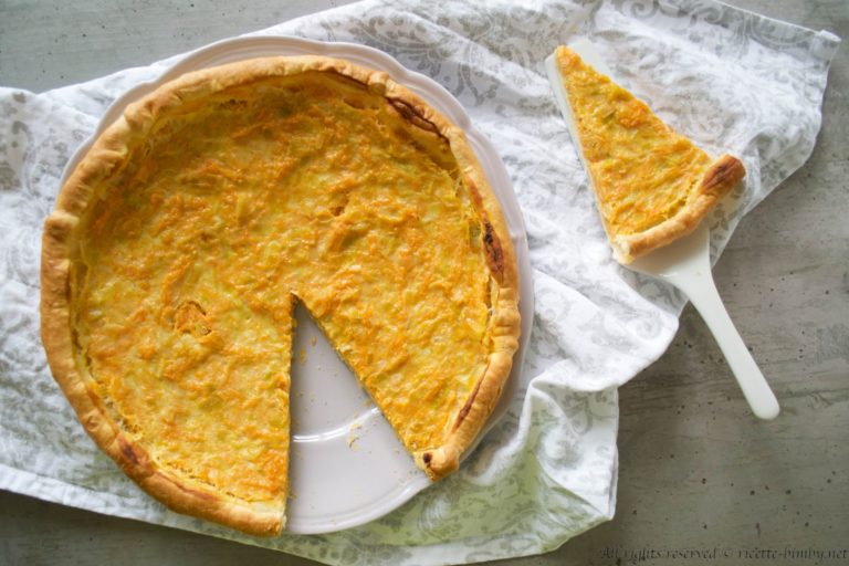 Quiche di zucca e porri Bimby