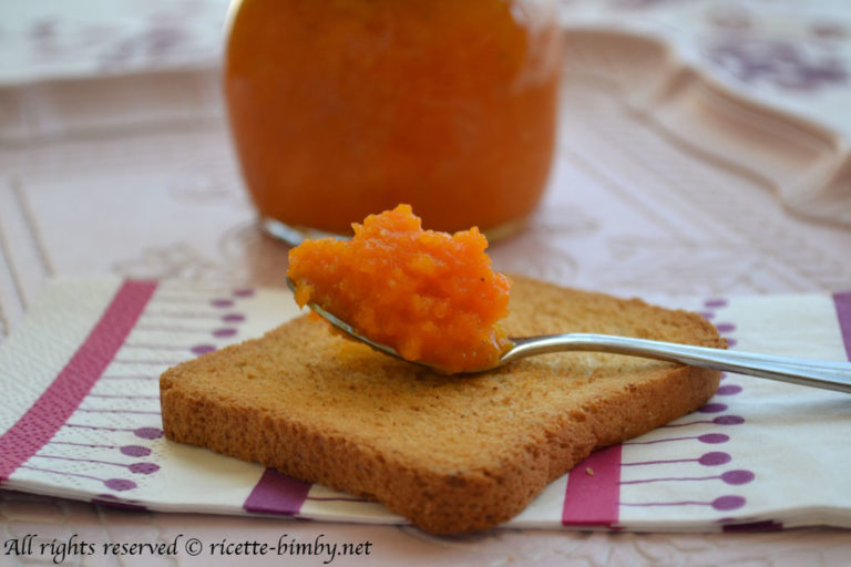 Confettura di carote e nocciole Bimby