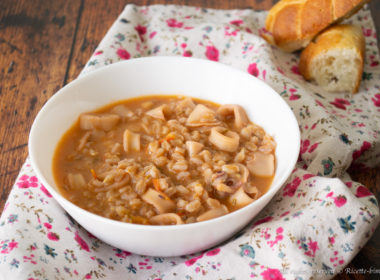 Farro e calamari Bimby