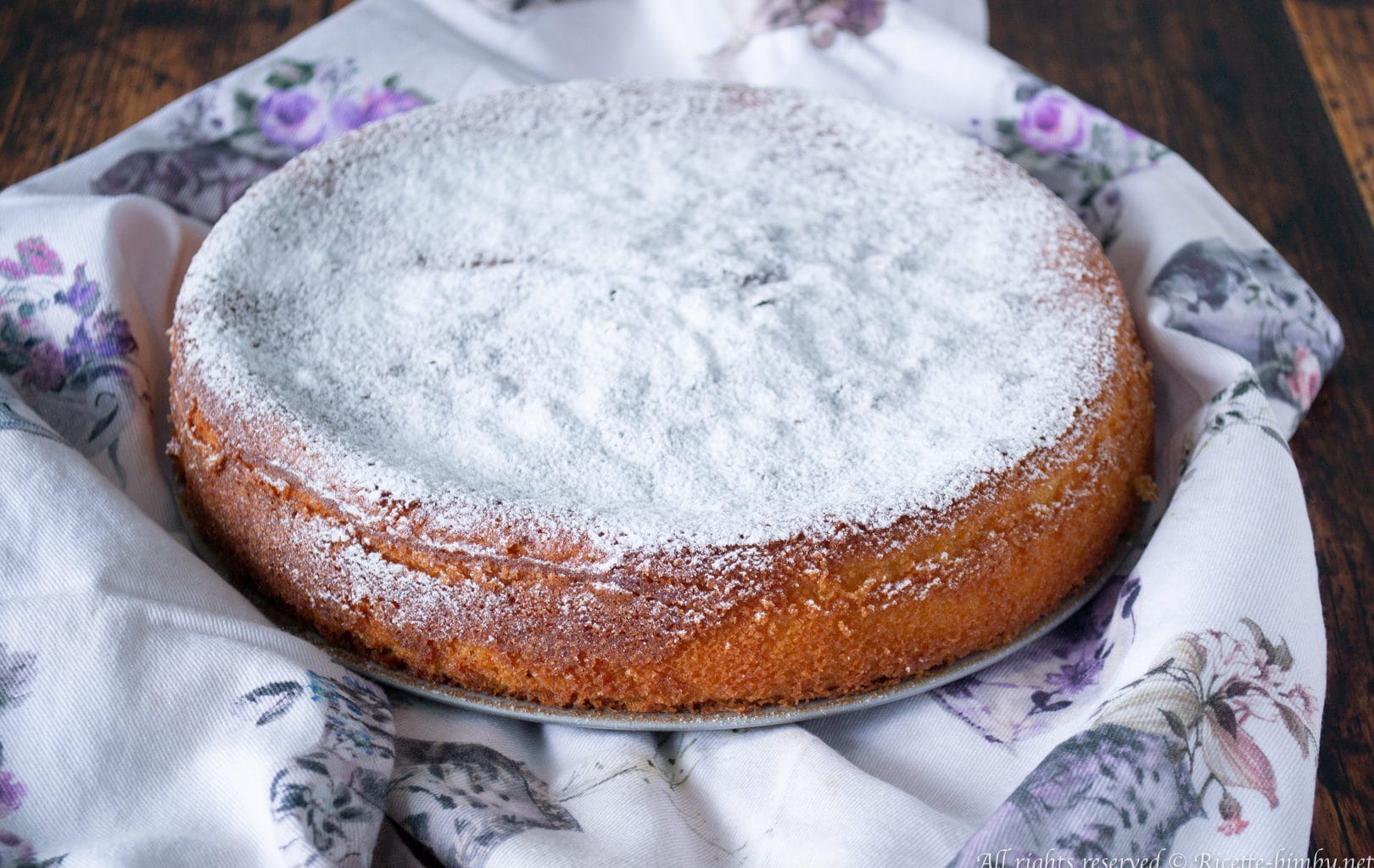 Torta soffice al limone e alle mandorle di Nigella Bimby