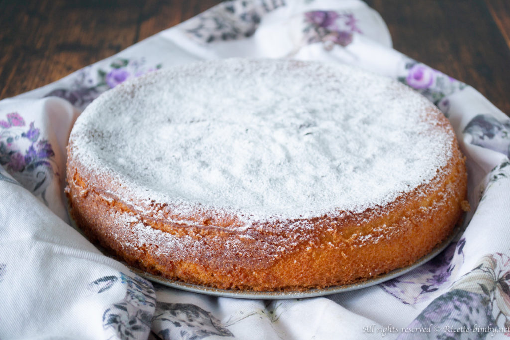 Torta soffice al limone e alle mandorle Bimby • Ricette Bimby