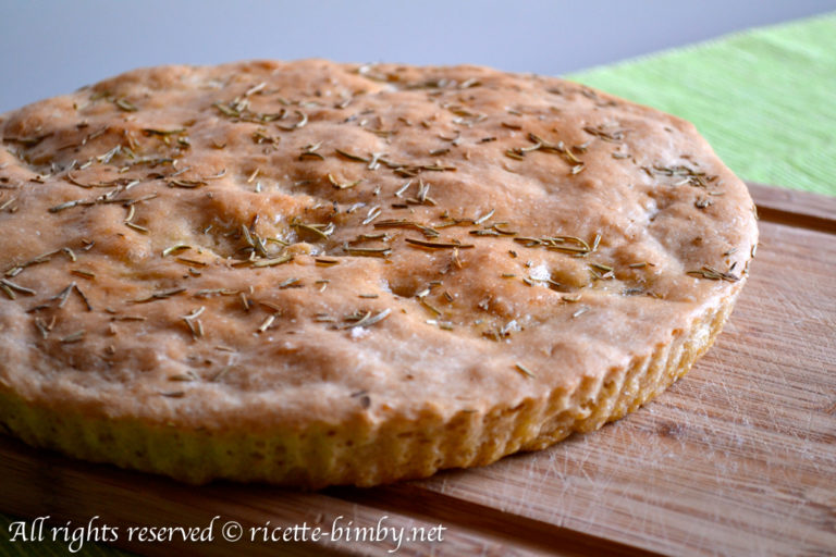 Focaccia con farina ai cereali Bimby