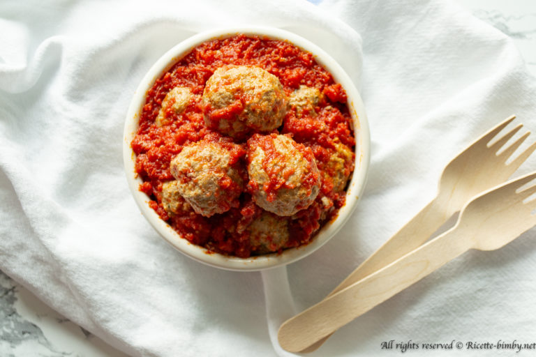 Polpette di carne al sugo Bimby
