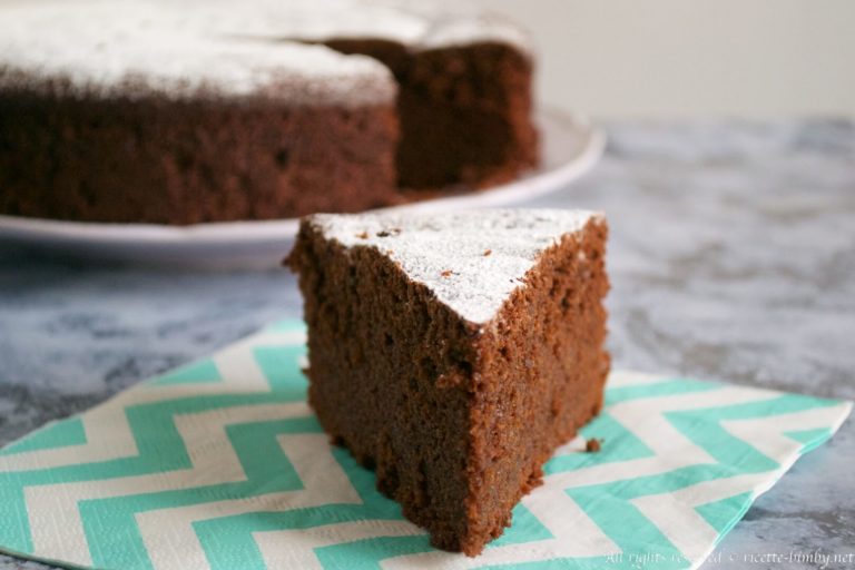 Torta al cioccolato e caffè al ginseng Bimby