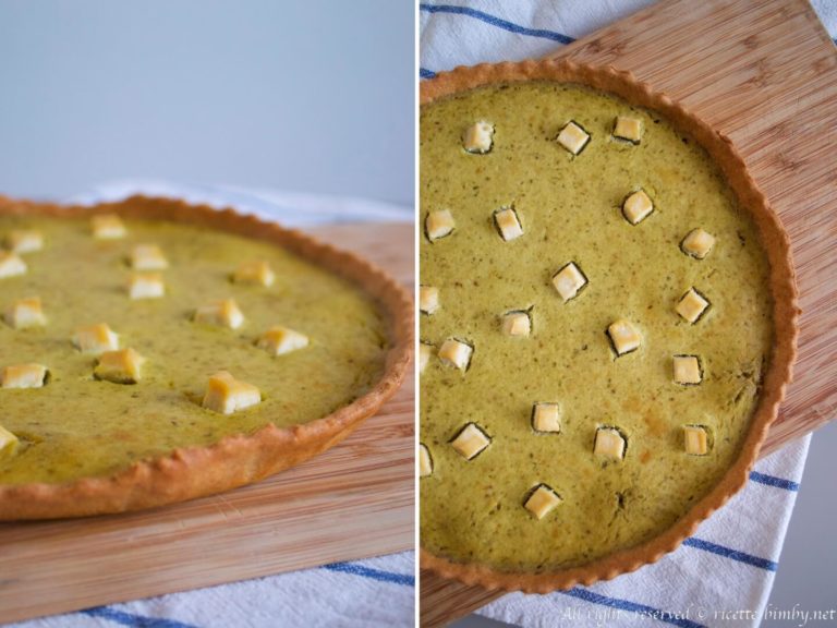 Torta salata tofu e pesto Bimby