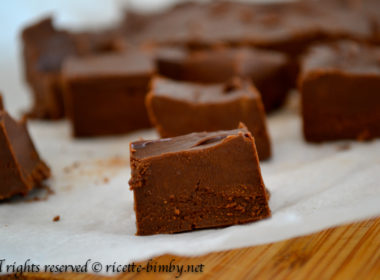 Fudge al cioccolato fondente Bimby