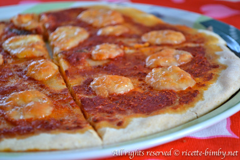 Pizza senza lievito Bimby