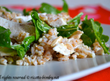 Insalata di farro e pollo Bimby