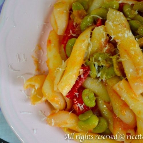 Pasta senza glutine con fave e pomodorini Bimby • Ricette ...