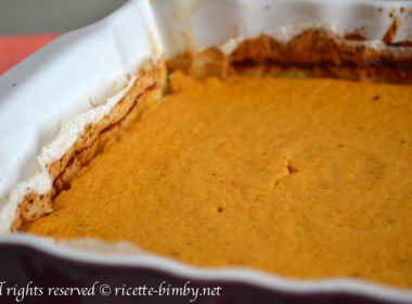 Sformato di zucca e ricotta Bimby