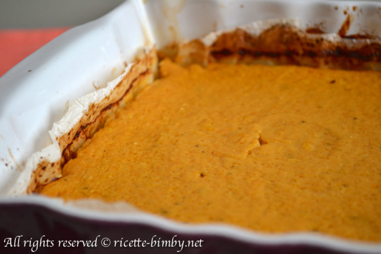 Sformato di zucca e ricotta Bimby