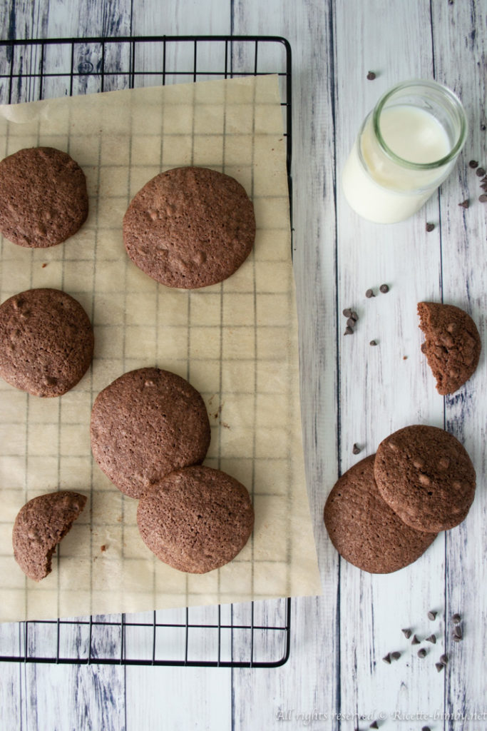 Biscotti al cioccolato senza glutine bimby