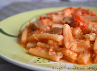 Pasta peperoni e burrata Bimby