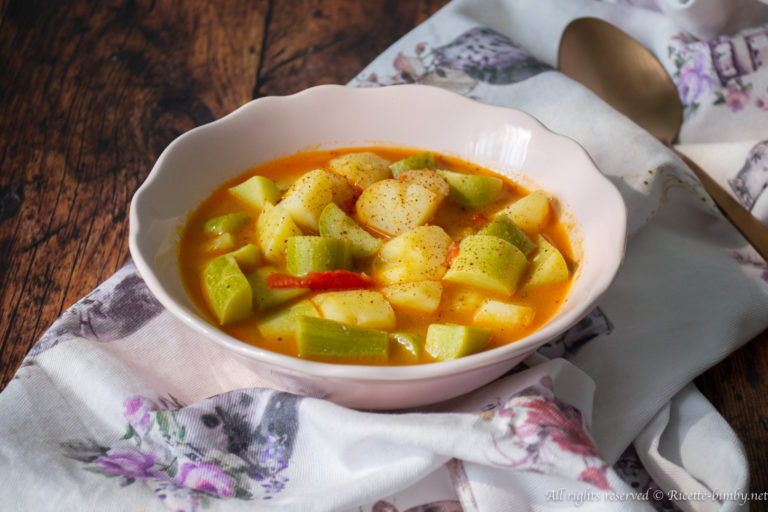 Zuppa di patate e zucchine Bimby