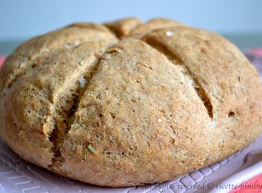 Pane integrale al rosmarino Bimby