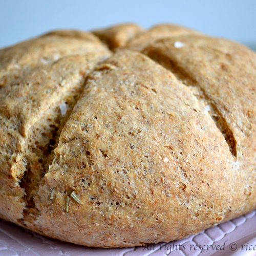 Pane con farina integrale ricetta Bimby con poolish