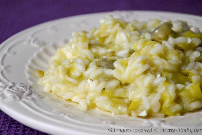 Risotto ai carciofi con cacioricotta Bimby
