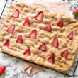 Focaccia dolce alle fragole Bimby