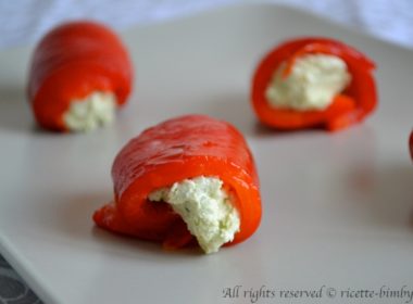 Involtini di peperoni freddi Bimby