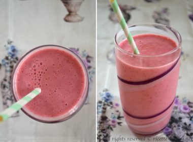 Frullato di lamponi Bimby