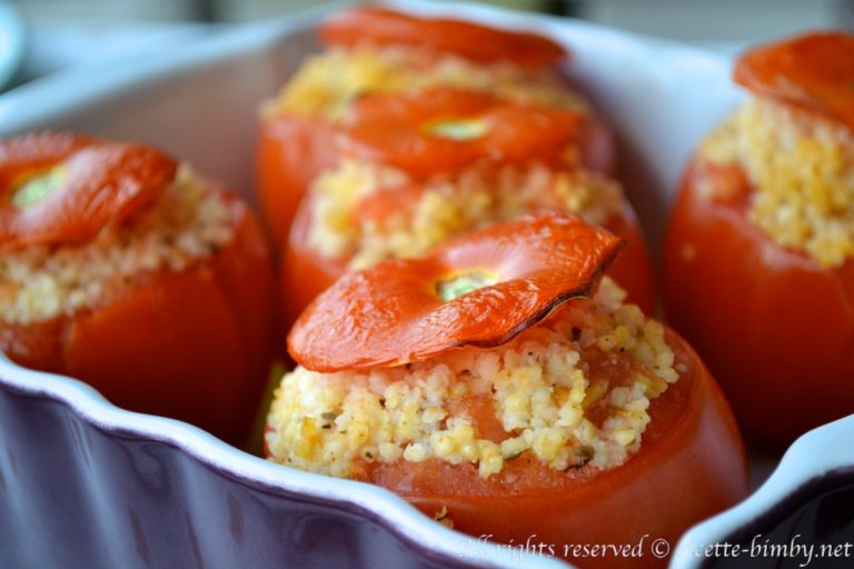 Pomodori ripieni di miglio Bimby