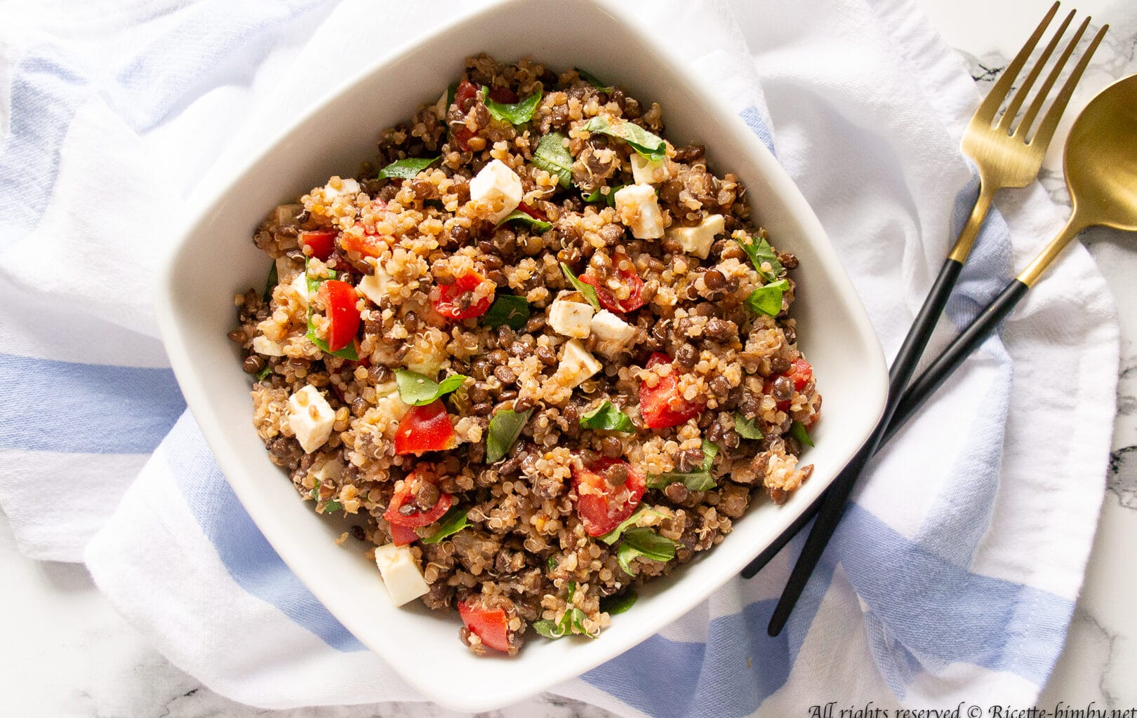 Insalata di quinoa e feta Bimby