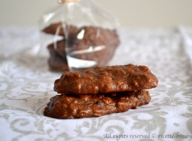 Biscotti di riso e cioccolato Bimby