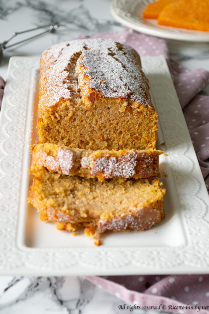 Plumcake alla zucca senza glutine bimby