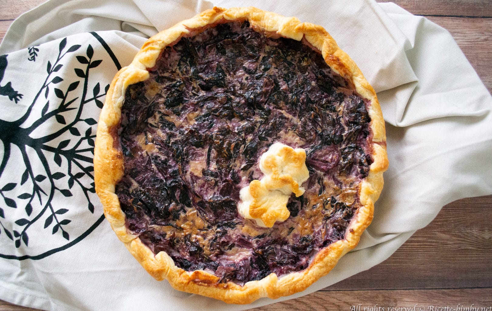 Torta salata con radicchio Bimby