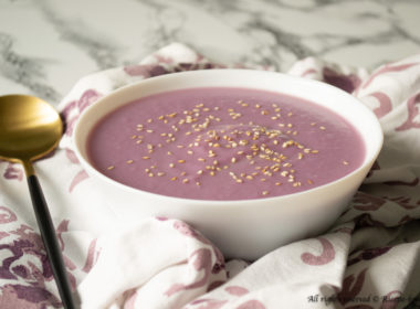 Vellutata di cavolo cappuccio viola Bimby