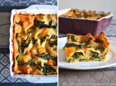 Lasagne zucca e spinaci Bimby