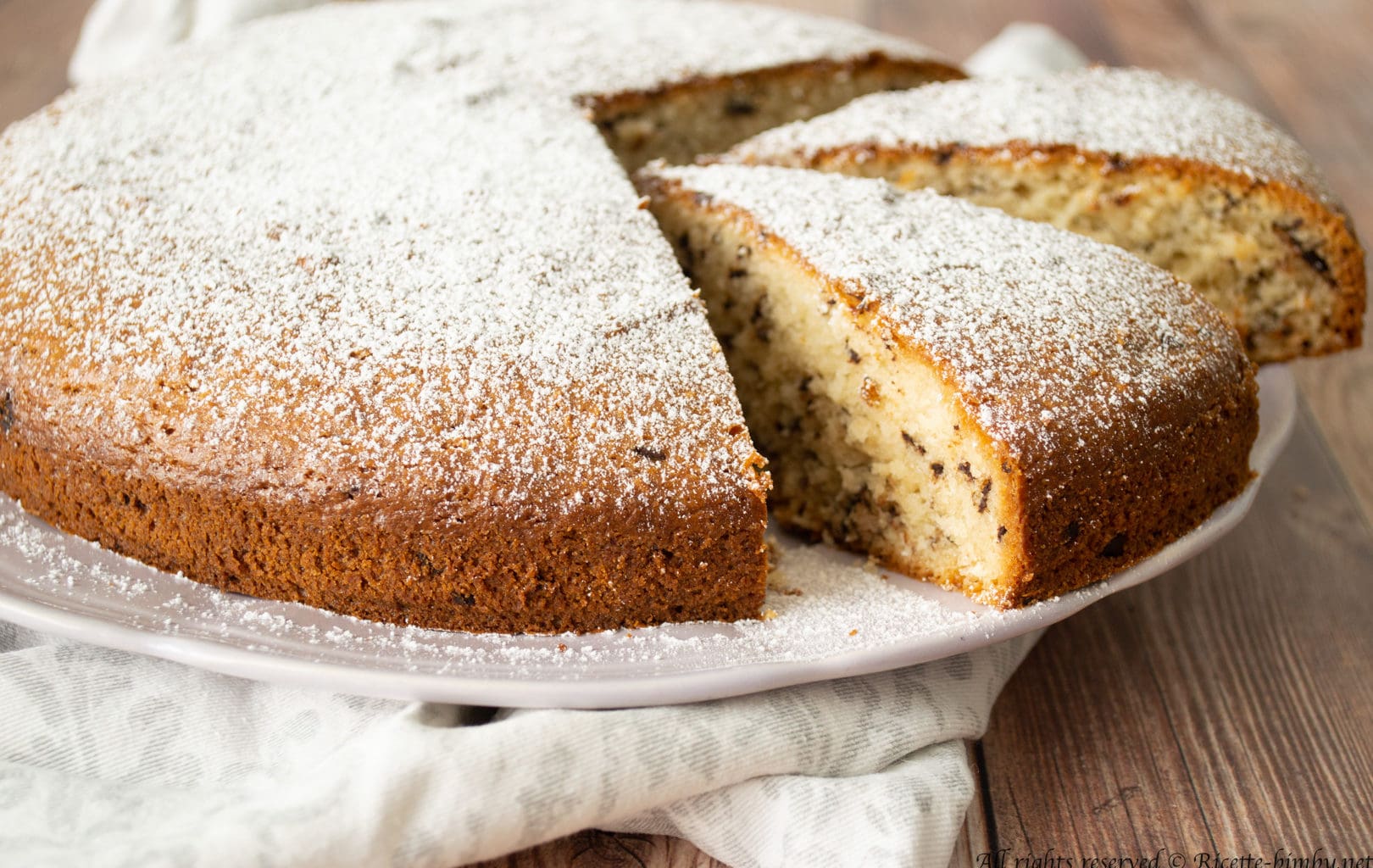 Torta al cocco senza uova Bimby